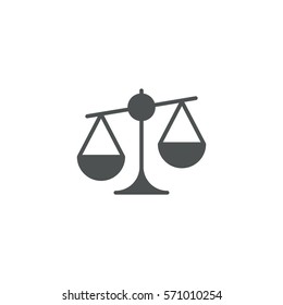 scales icon. sign design