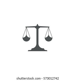 scales icon. sign design