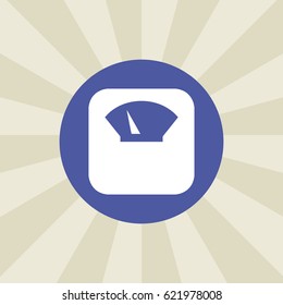 scales icon. sign design. background