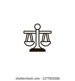 scales. scales icon. sign design. Vector.