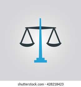 scales icon. scales sign. scales vector