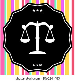 Scales icon symbol