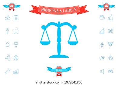 Scales icon symbol