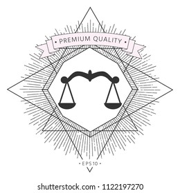 Scales, Icon symbol symbol