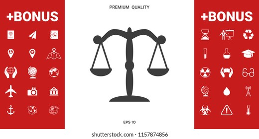 Scales icon symbol