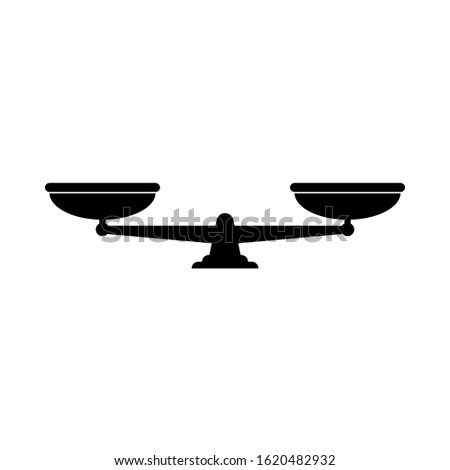 Scales icon symbol simple design