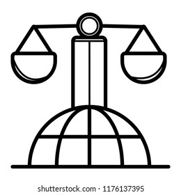scales icon vector