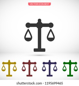 scales icon vector