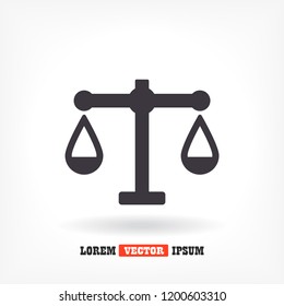 scales icon vector