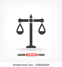 scales icon vector
