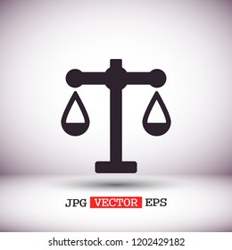 scales icon vector