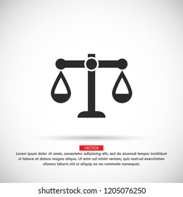 scales icon vector