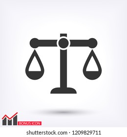 scales icon vector