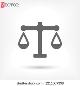 scales icon vector