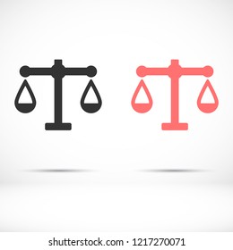 scales icon vector