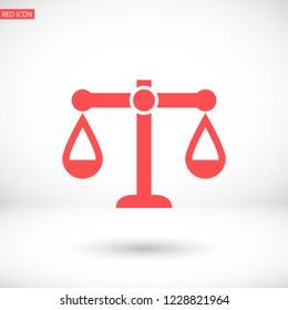 scales icon vector
