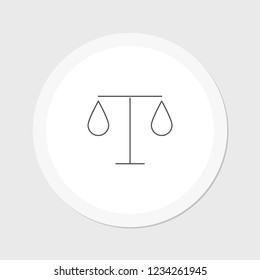 scales icon vector
