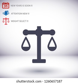 scales icon vector