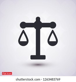 scales icon vector