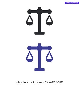scales icon vector
