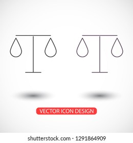 scales icon vector