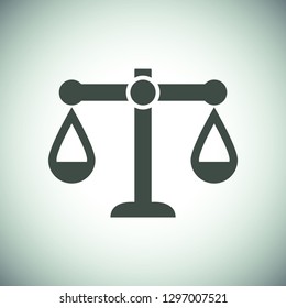 scales icon vector