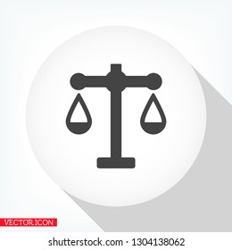 scales icon vector