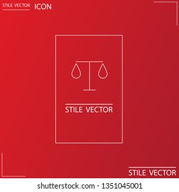 scales icon vector