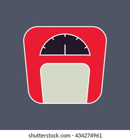 Scales Icon Vector.