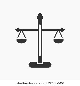 Scales icon vector eps 10
