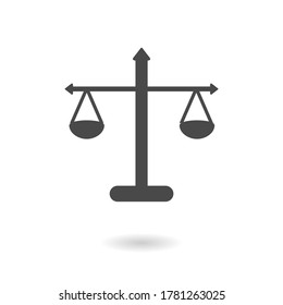 Scales icon vector eps 10