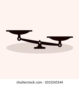 Scales icon Vector Illustration
