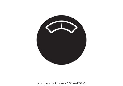 scales, icon, vector illustration