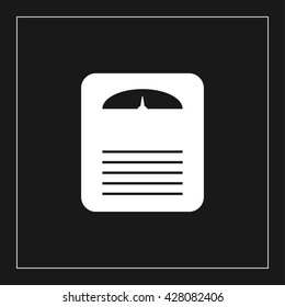 scales icon. scales vector illustration
