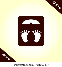 scales icon. scales vector illustration