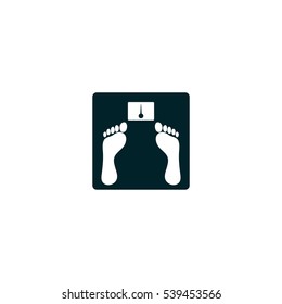 scales icon, vector illustration