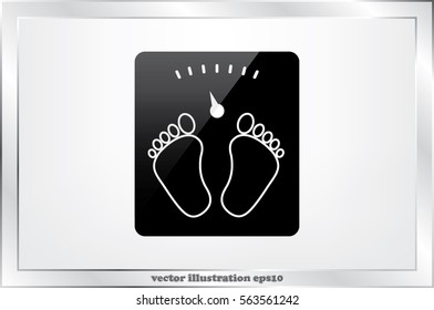 scales icon vector illustration.