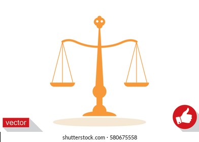 Scales icon vector illustration EPS 10.