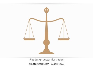 Scales icon vector illustration EPS 10.