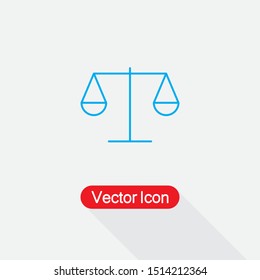Scales Icon Vector Illustration Eps10