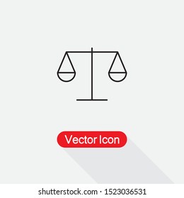 Scales Icon Vector Illustration Eps10