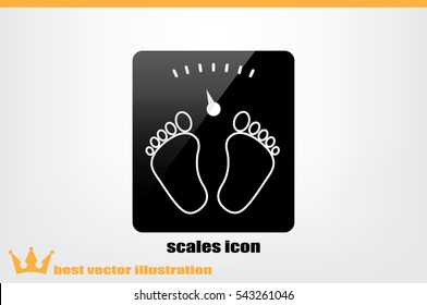 scales icon vector illustration eps10.