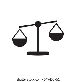 scales, icon, vector illustration eps10
