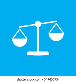 scales, icon, vector illustration eps10