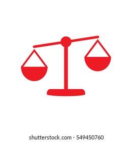 scales, icon, vector illustration eps10