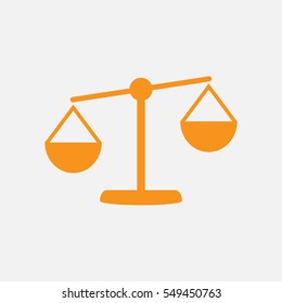 scales, icon, vector illustration eps10