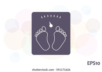 scales icon vector illustration eps10.