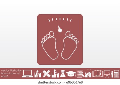 scales icon vector illustration eps10.