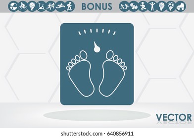 scales icon vector illustration eps10.