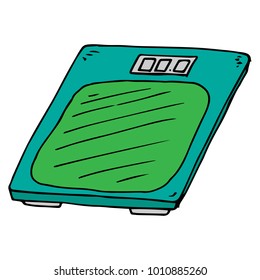 Scales icon. Vector illustration of scales. Hand drawn scales.